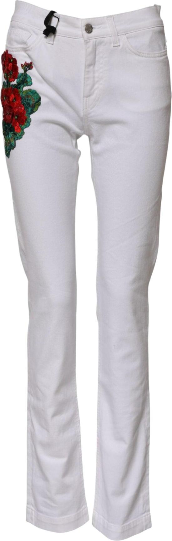 26FW 돌체앤가바나 데님 팬츠 9799600406814 WHITE