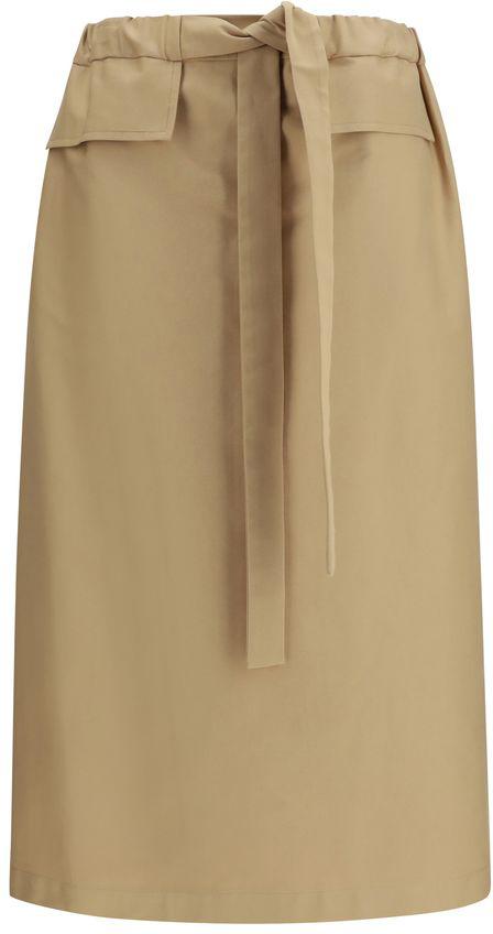 26SS 파비아나 필리피 미디 스커트 50742581690654 BEIGE
