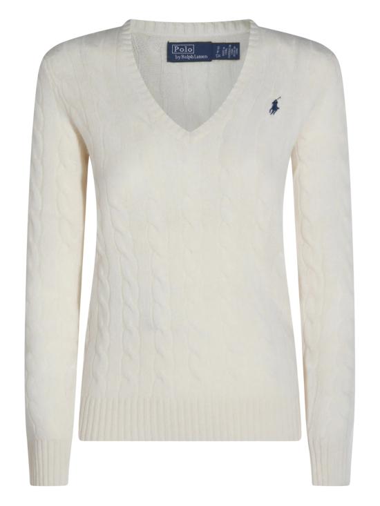 26FW 랄프 로렌 스웨터 211971866 001 WHITE