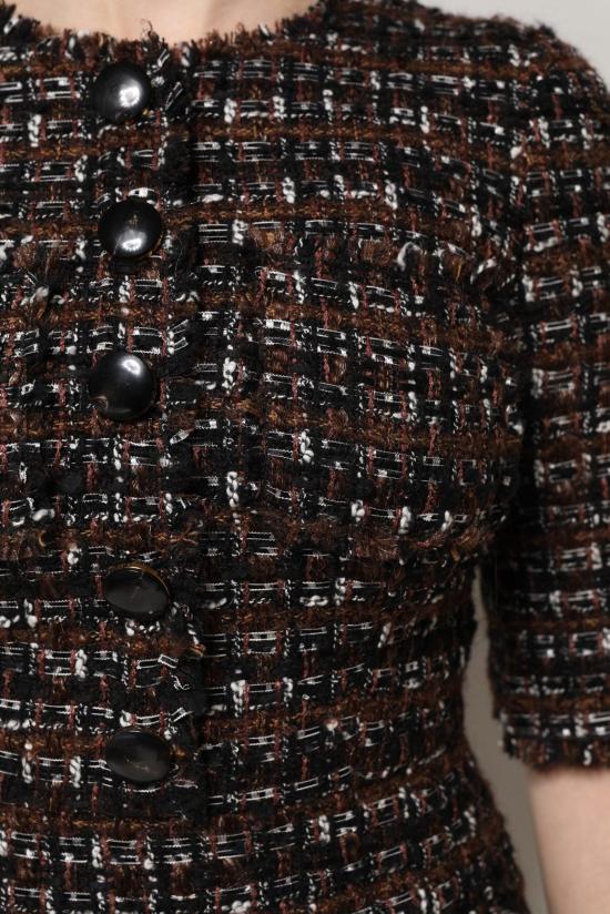 26FW 돌체앤가바나 숏 원피스 9841500717342 BROWN - DOLCE & GABBANA