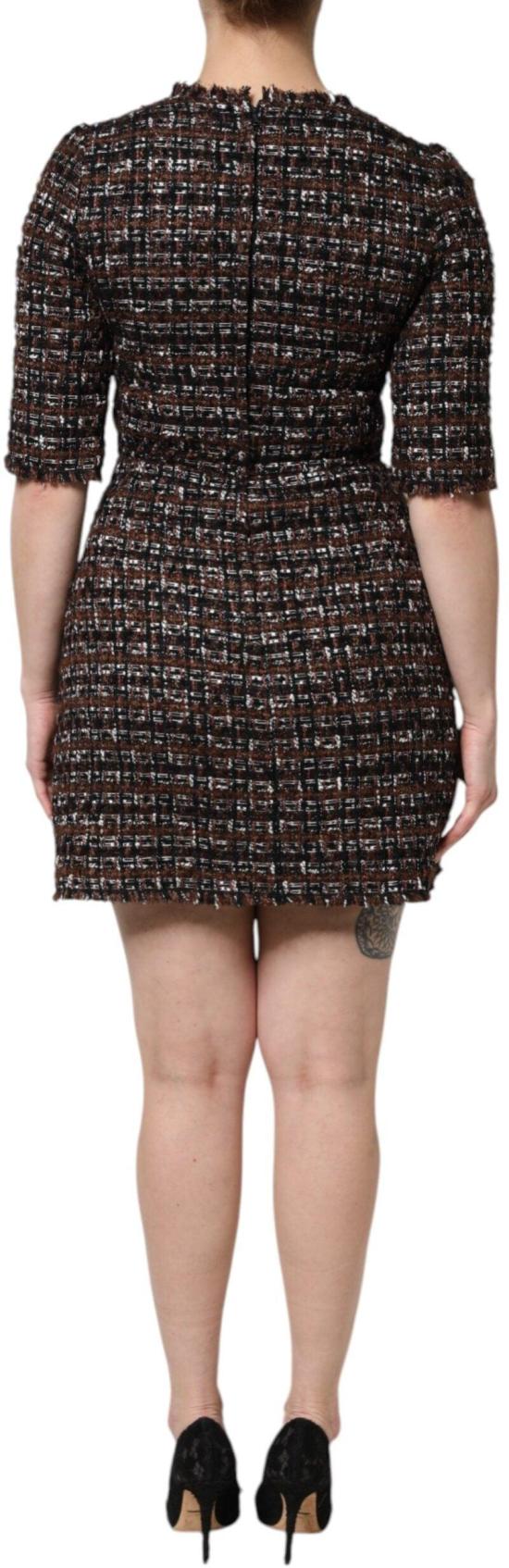26FW 돌체앤가바나 숏 원피스 9841500717342 BROWN - DOLCE & GABBANA