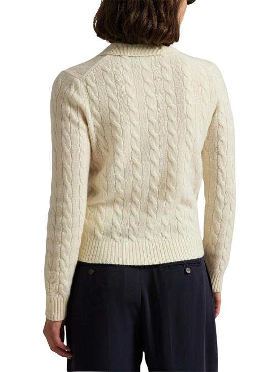26FW 랄프 로렌 스웨터 211972132 001 WHITE - RALPH LAUREN