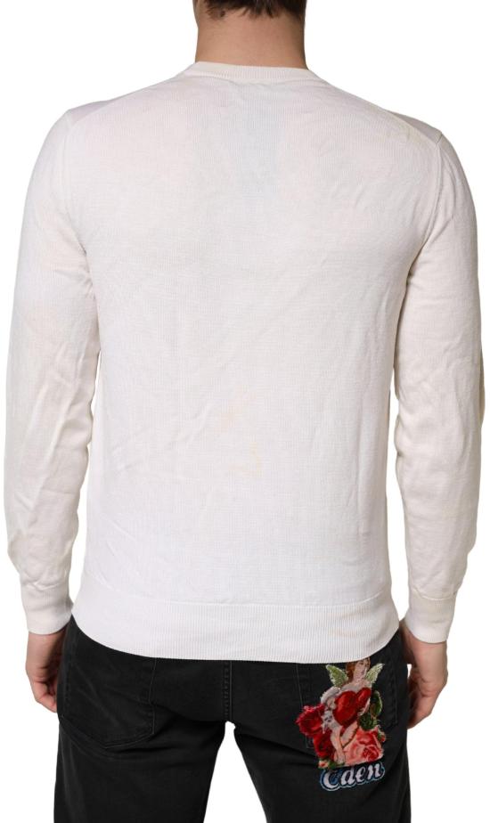 26FW 돌체앤가바나 니트웨어 9981641064734 WHITE - DOLCE & GABBANA