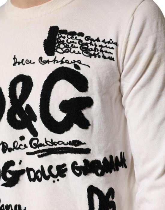 26FW 돌체앤가바나 니트웨어 9981641064734 WHITE - DOLCE & GABBANA