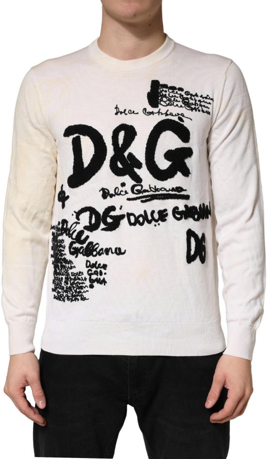 26FW 돌체앤가바나 니트웨어 9981641064734 WHITE - DOLCE & GABBANA