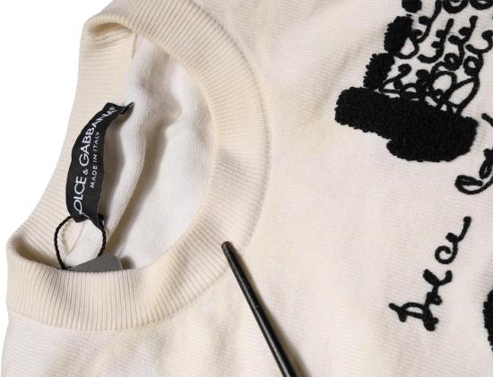 26FW 돌체앤가바나 니트웨어 9981641064734 WHITE - DOLCE & GABBANA