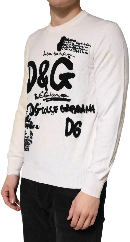 26FW 돌체앤가바나 니트웨어 9981641064734 WHITE - DOLCE & GABBANA