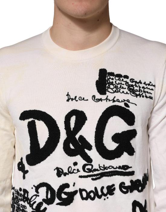 26FW 돌체앤가바나 니트웨어 9981641064734 WHITE - DOLCE & GABBANA