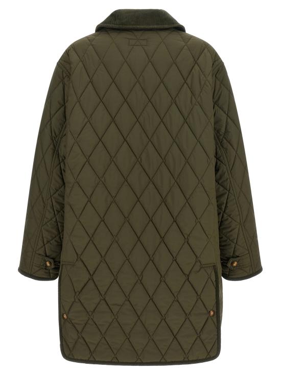 26FW 폴로 랄프로렌 로고 자수 다운 코트 211971180002 Green - POLO RALPH LAUREN