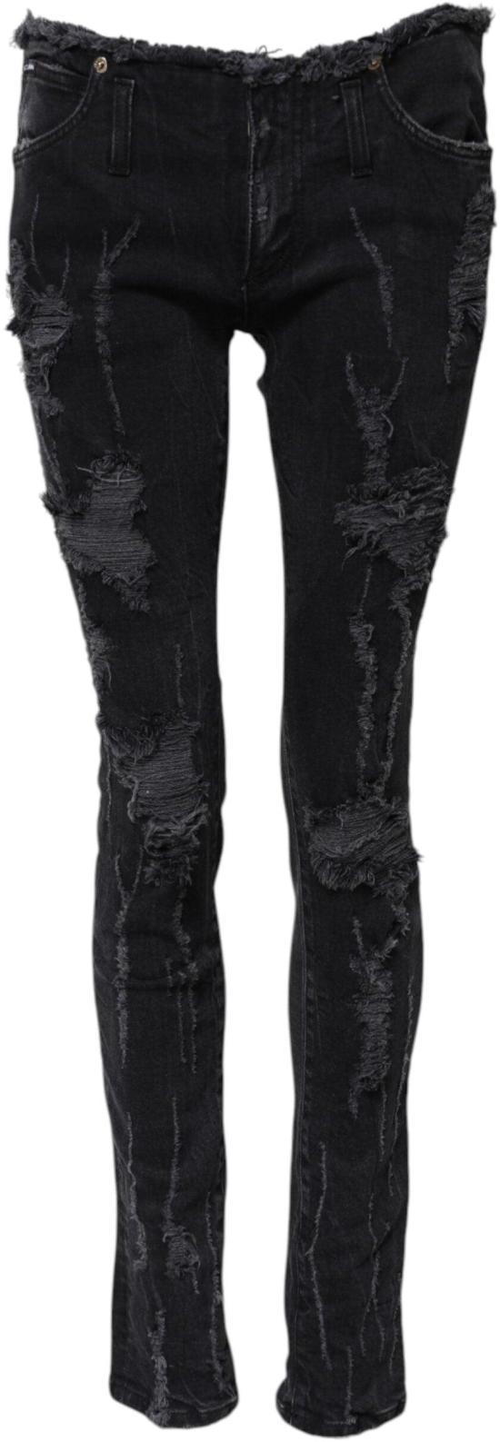 26FW 돌체앤가바나 데님 팬츠 9798790775070 BLACK - DOLCE & GABBANA