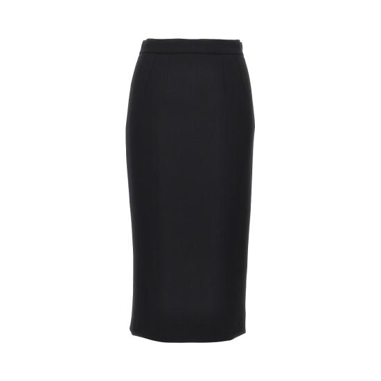 26FW 돌체앤가바나 롱 스커트 F4DEJTFUBCE Black
