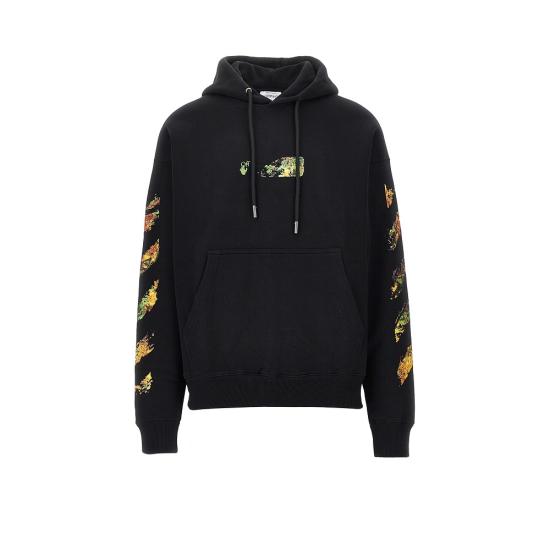 26FW 오프화이트 긴팔 티셔츠 44MBB085F26F004 Black