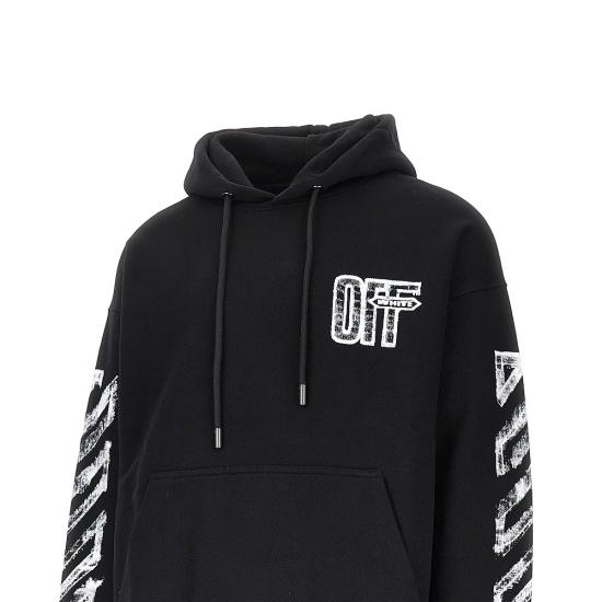 26FW 오프화이트 긴팔 티셔츠 44MBB085F26F00L Black - OFF WHITE