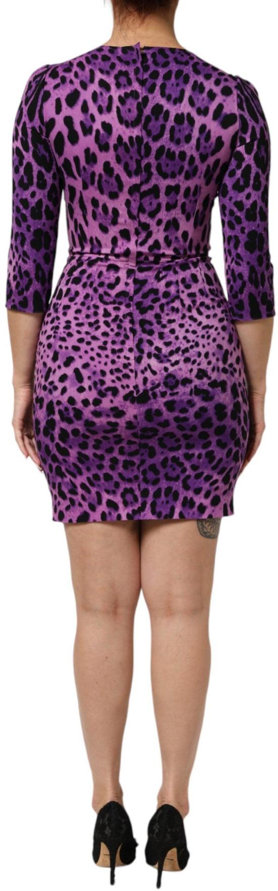 26FW 돌체앤가바나 숏 원피스 51924923875614 PURPLE - DOLCE & GABBANA