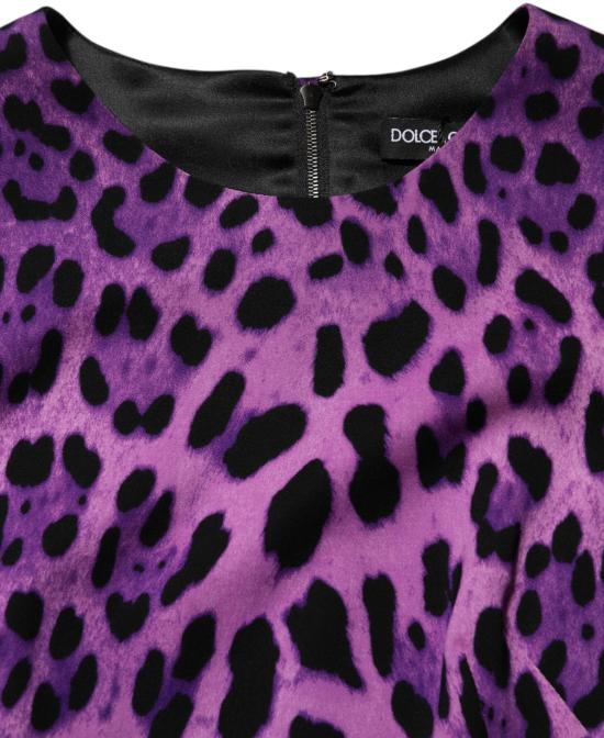 26FW 돌체앤가바나 숏 원피스 51924923875614 PURPLE - DOLCE & GABBANA