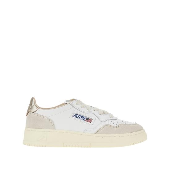 26FW 오트리 메달리스트 로우 레더 스니커즈 AULWLS75 White