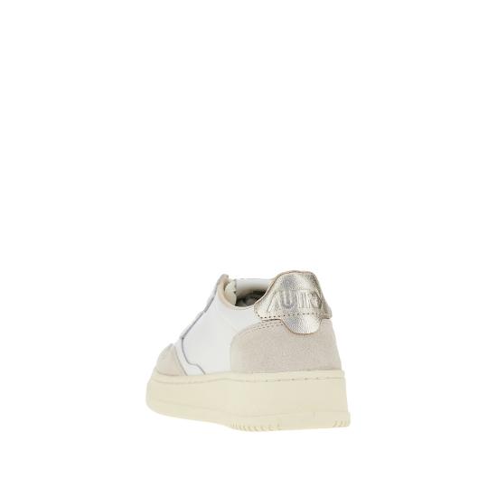 26FW 오트리 메달리스트 로우 레더 스니커즈 AULWLS75 White - AUTRY