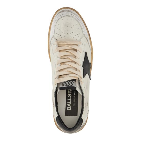26FW 골든구스 볼스타 레더 스타 스니커즈 GMF00117F003771 Black - GOLDEN GOOSE