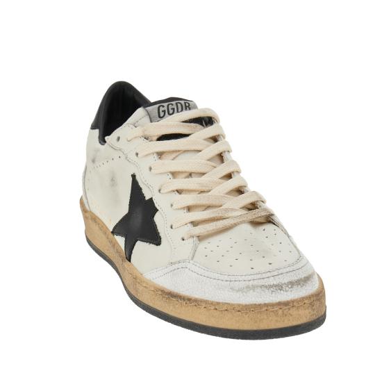 26FW 골든구스 볼스타 레더 스타 스니커즈 GMF00117F003771 Black - GOLDEN GOOSE