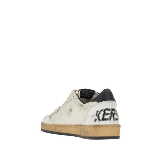 26FW 골든구스 볼스타 레더 스타 스니커즈 GMF00117F003771 Black - GOLDEN GOOSE