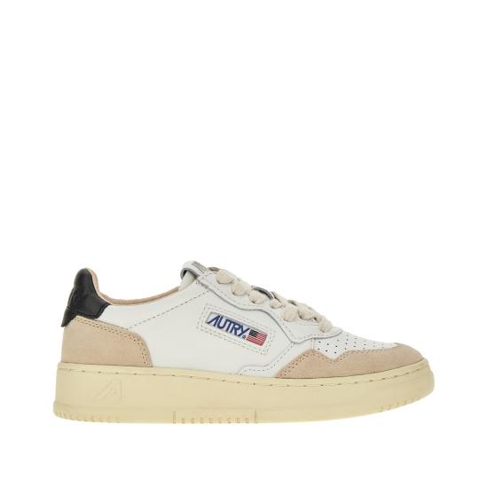 26FW 오트리 메달리스트 로우 레더 스니커즈 AULWLS21 White