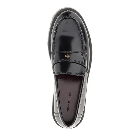 26FW 토리버치 러그 로퍼 163948 Black - TORY BURCH
