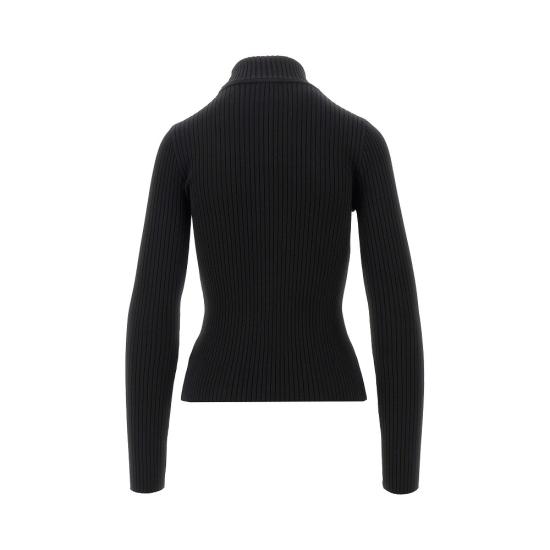 26FW 쿠레쥬 터틀넥 PERMPU022FI0001 Black - COURREGES