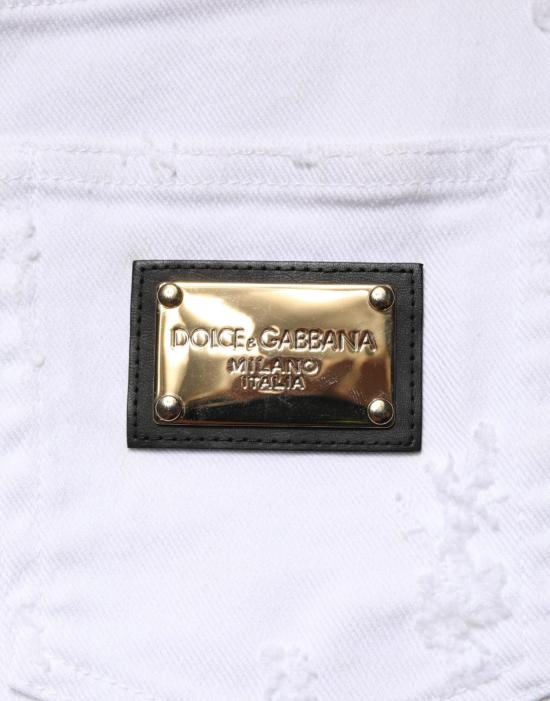 26FW 돌체앤가바나 데님 팬츠 9938239684894 WHITE - DOLCE & GABBANA