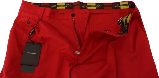 26FW 돌체앤가바나 치노 팬츠 49353928737054 RED - DOLCE & GABBANA