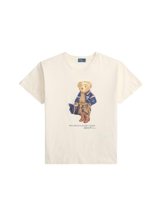 26FW 랄프 로렌 반팔 티셔츠 211B17774 001 WHITE