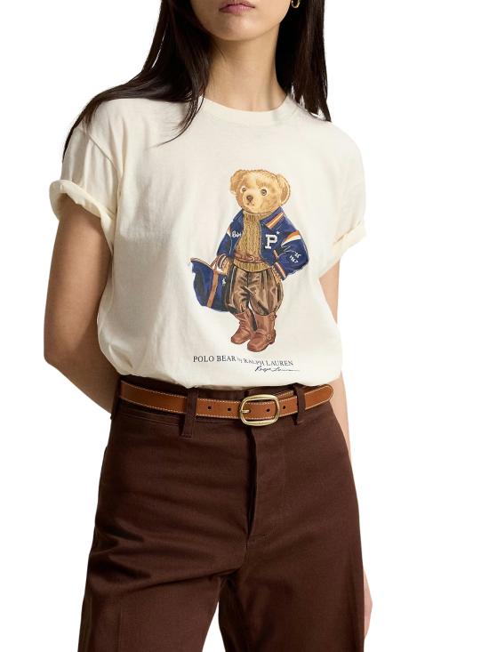 26FW 랄프 로렌 반팔 티셔츠 211B17774 001 WHITE - RALPH LAUREN