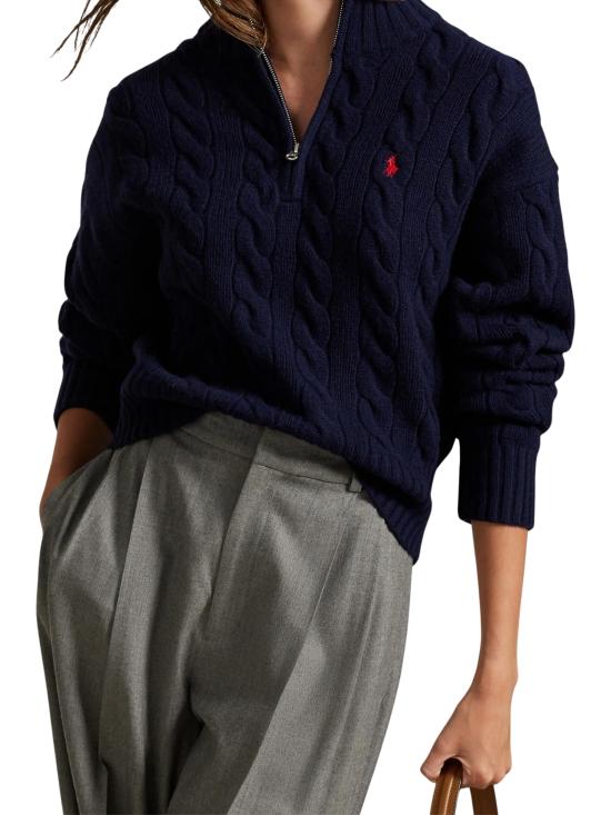 26FW 랄프 로렌 스웨터 211972130 004 NAVY - RALPH LAUREN