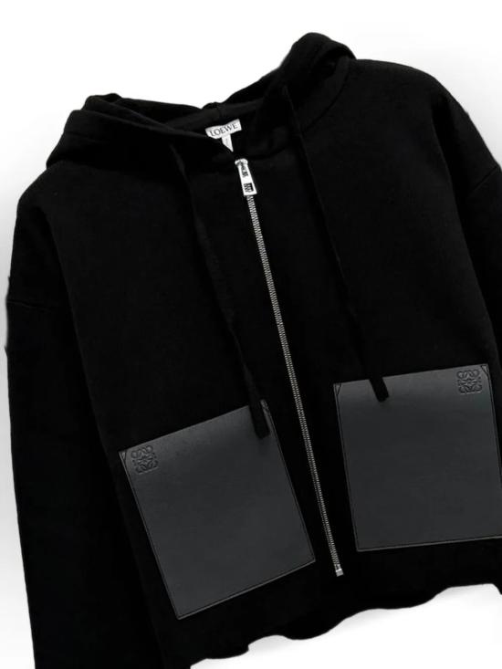 26FW 로에베 후드 티셔츠 S359Y14KJ4 1100 BLACK - LOEWE