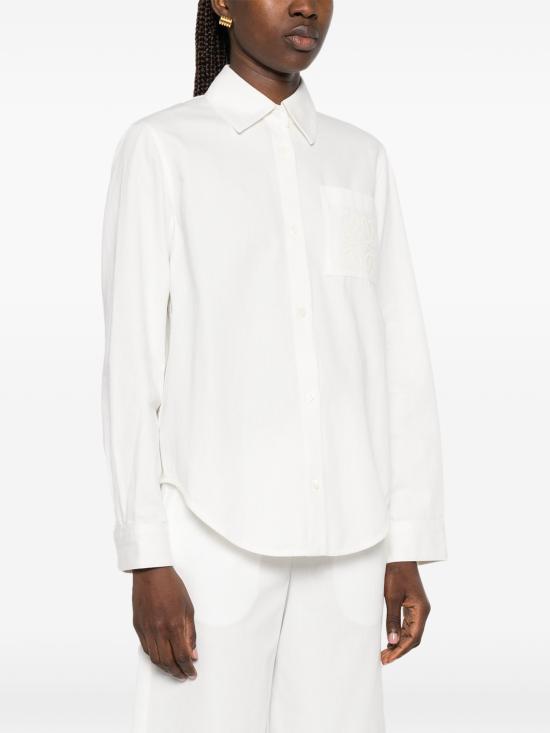 26SS 로에베 셔츠 S616Y1DX06 2100 WHITE - LOEWE