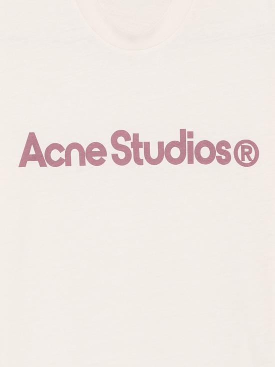 26FW 아크네 스튜디오 반팔 티셔츠 CL0489CO 418 PINK - ACNE STUDIOS
