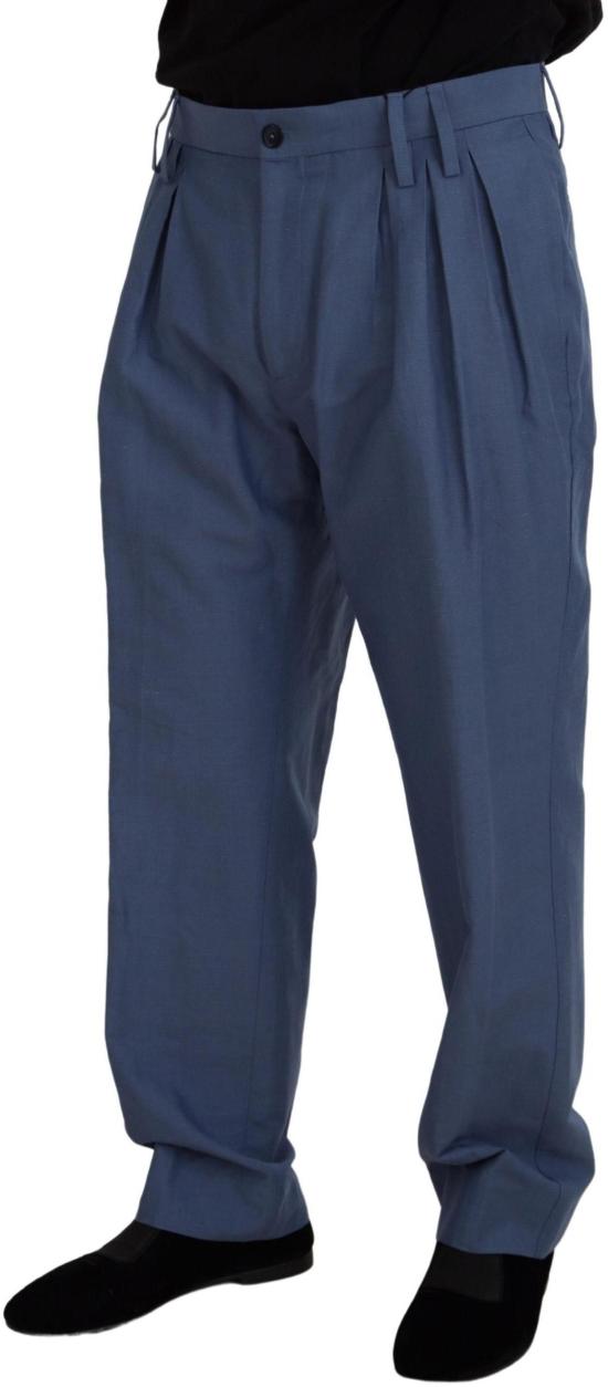 26FW 돌체앤가바나 치노 팬츠 49353948168478 BLUE - DOLCE & GABBANA