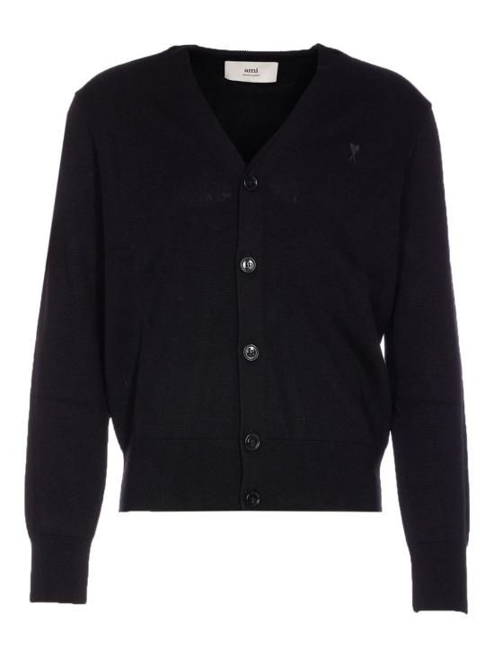 26FW 아미 ADC 울 V넥 가디건 HKC361001 009 BLACK