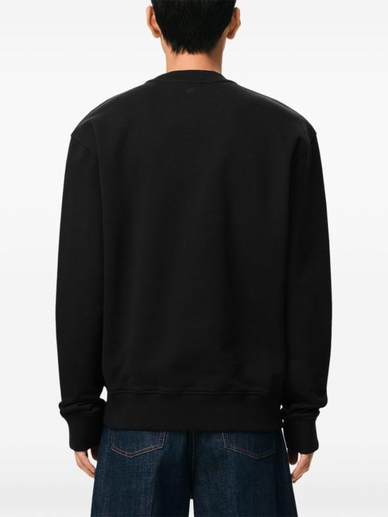 26FW 아미 ADC 크루넥 스웨트 셔츠 HSW763730 045 BLACK - AMI