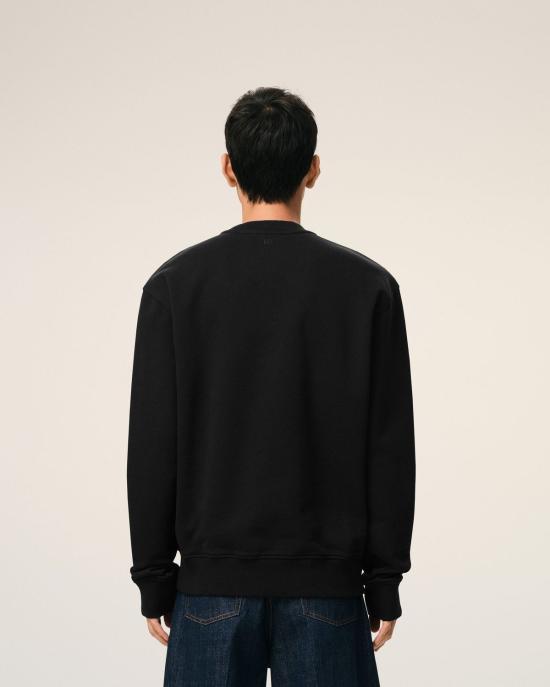 26FW 아미 ADC 크루넥 스웨트 셔츠 HSW763730 045 BLACK - AMI