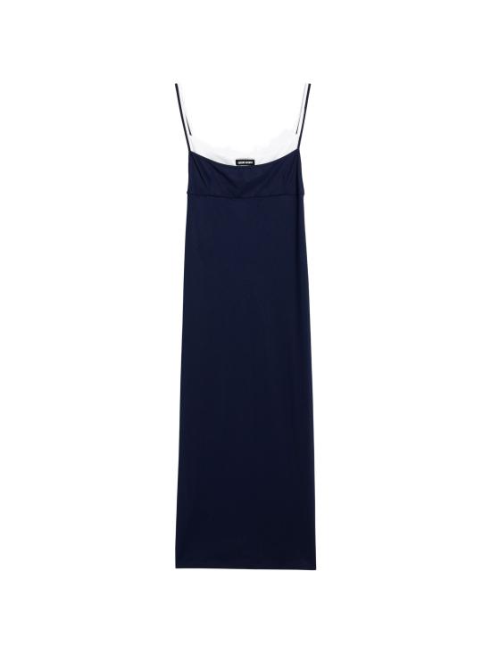 26FW 미우미우 스트레치 저지 미디드레스 MF6436OOO122R F0008 BLUE