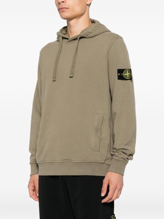 26FW 스톤 아일랜드 후드 티셔츠 S156100048S0A20 V005G GREEN - STONE ISLAND