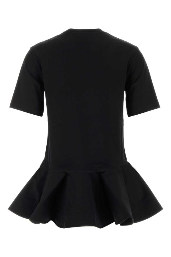 26FW 알라이아 반팔 티셔츠 AA9I0003J103D 999 BLACK - ALAIA