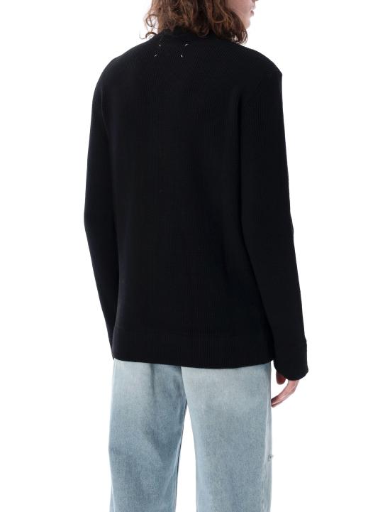 26FW 마르지엘라 니트 집업 가디건 SI1HA0013 S17781900F BLACK - MAISON MARGIELA