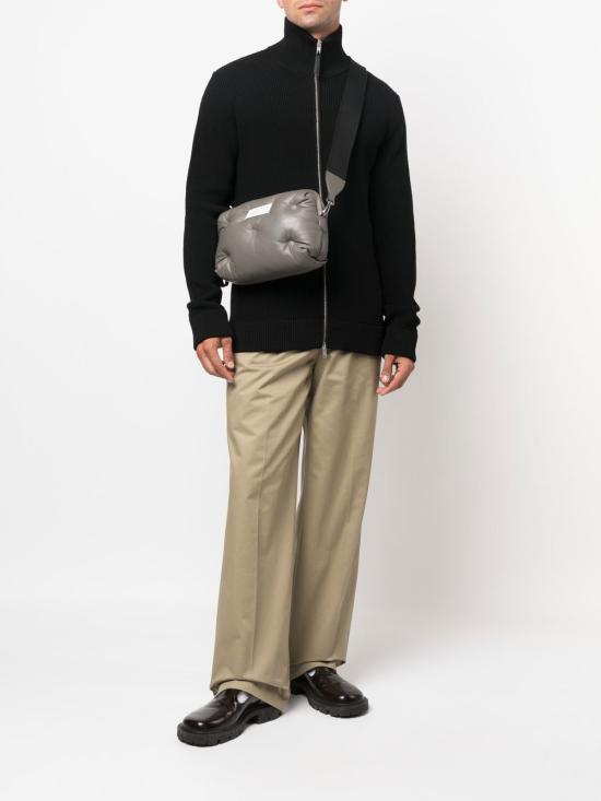 26FW 마르지엘라 니트 집업 가디건 SI1HA0013 S17781900F BLACK - MAISON MARGIELA