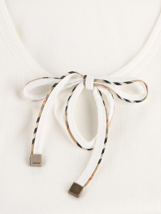 26FW 버버리 반팔 티셔츠 8127208 B7078 WHITE - BURBERRY