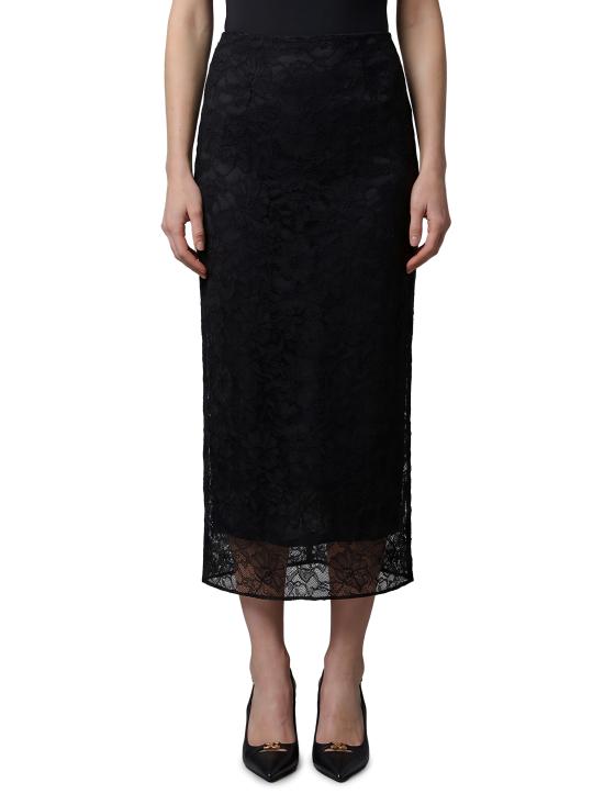 26FW 돌체앤가바나 롱 스커트 F4CRATFLRFE N0000 BLACK