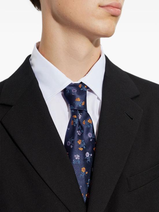 26FW 드리스 반 노튼 넥타이 0216014904 509 BLUE - DRIES VAN NOTEN