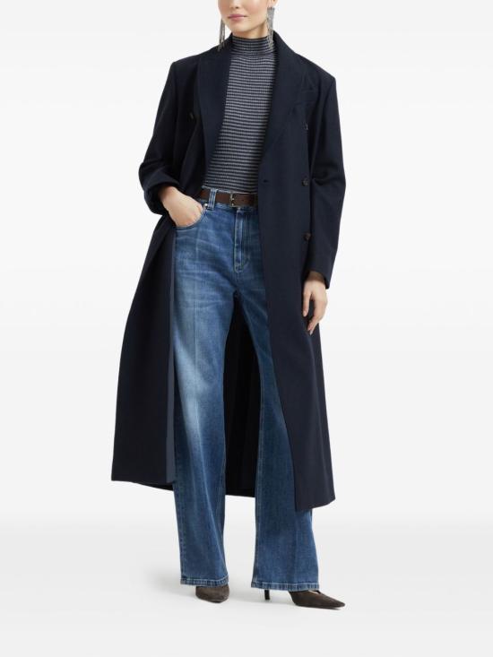 26FW 브루넬로 쿠치넬리 스트레이트 팬츠 MB114P4006 C8986 BLUE - BRUNELLO CUCINELLI