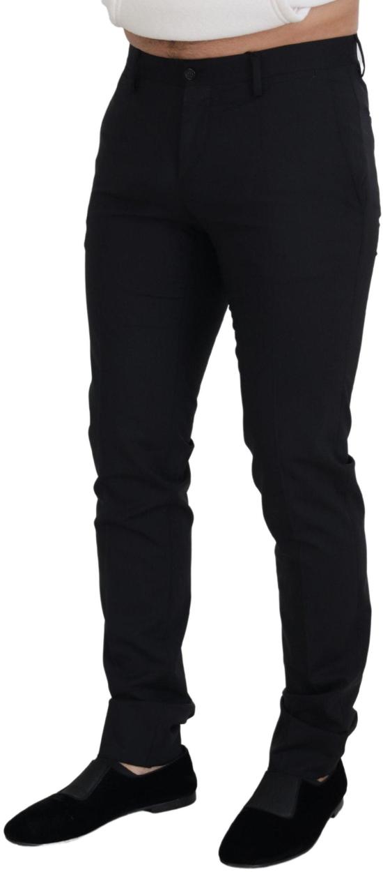 26FW 돌체앤가바나 치노 팬츠 9635961766174 BLACK - DOLCE & GABBANA