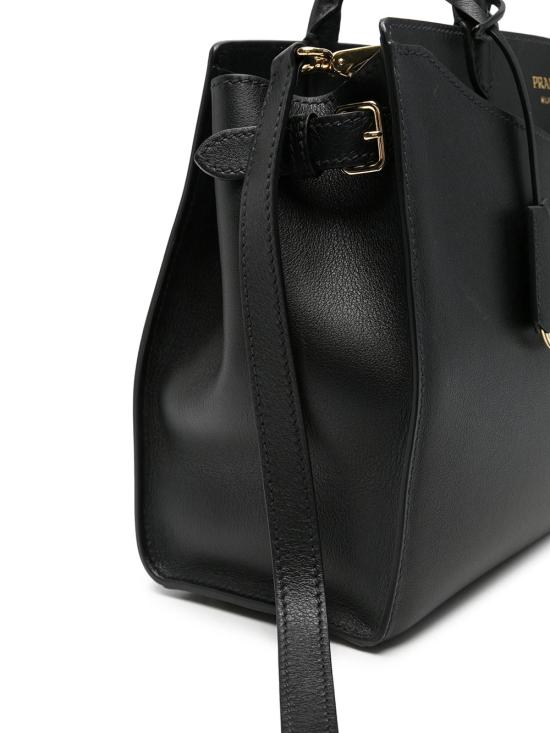 26FW 프라다 프렐류드 라지 레더 토트백 1BA500VOOM2CYS F0002 BLACK - PRADA